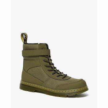 Dr Martens Combs Tech - Olivovo Zelene Cizmy Detske, D427SK